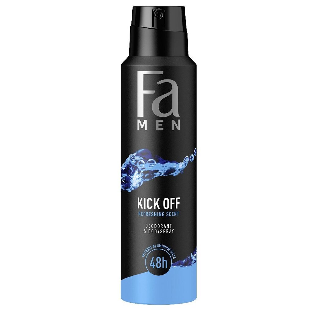 Deodorant meestele FA Men Kick Off 48h, 150 ml цена и информация | Deodorandid | hansapost.ee