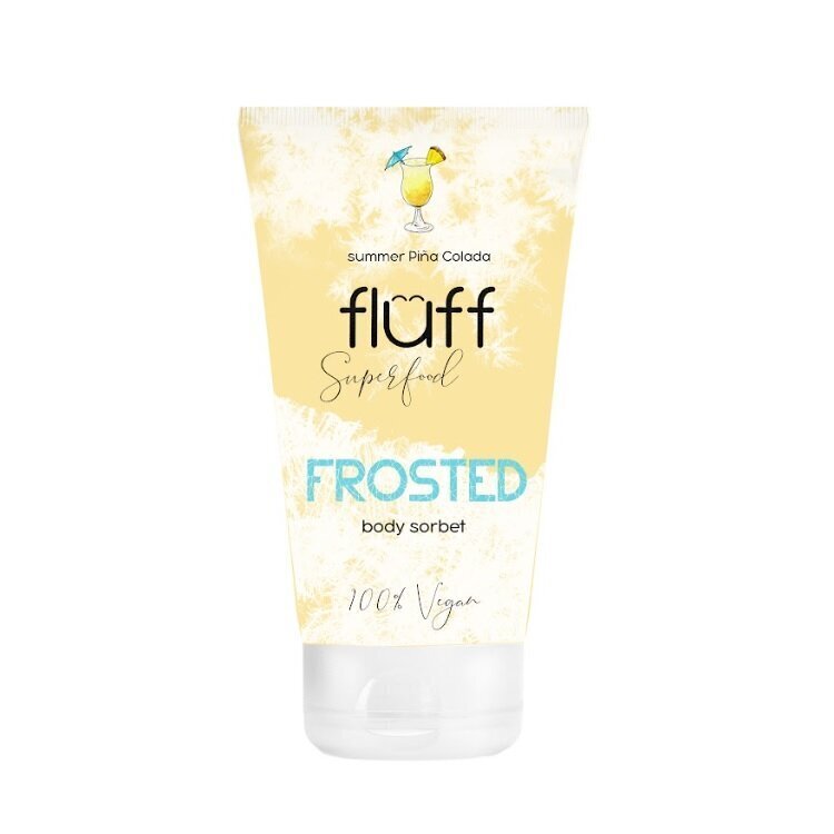 Kehakreem Fluff Body Sorbet Pina Colada, 150 ml цена и информация | Kehakreemid, kehaõlid ja losjoonid | hansapost.ee