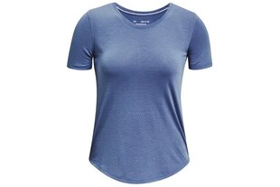 Женская футболка Under Armor Streaker Run Short Sleeve W 1361371470, синяя цена и информация | Женские футболки | hansapost.ee