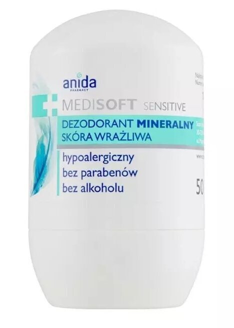 Rull-deodorant Anida Medisoft Roll-On, 50 ml hind ja info | Deodorandid | hansapost.ee