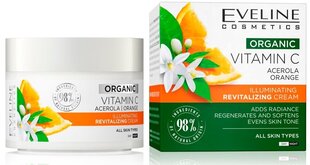 Elustav päeva- ja öökreem Eveline Organic Vitamin C Illuminating, 50 ml price and information | Näokreemid | hansapost.ee