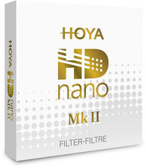 Hoya filter UV HD Nano Mk II 52mm hind ja info | Fotoaparaatide filtrid | hansapost.ee