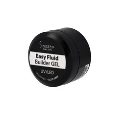 Ehitusgeel Easy Fluid Sincero Salon, Snow White, 15 ml hind ja info | Küünelakid ja küünelakieemaldajad | hansapost.ee