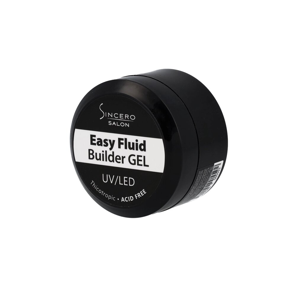 Ehitusgeel Easy Fluid Sincero Salon, Snow White, 15 ml цена и информация | Küünelakid ja küünelakieemaldajad | hansapost.ee