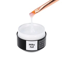 Строительный гель Easy Fluid Sincero Salon, Milky foil, 15 мл цена и информация | Лаки, укрепители для ногтей | hansapost.ee