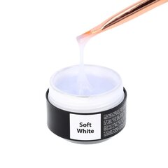 Строительный гель Easy Fluid Sincero Salon, Soft White, 15 мл цена и информация | Лаки, укрепители для ногтей | hansapost.ee