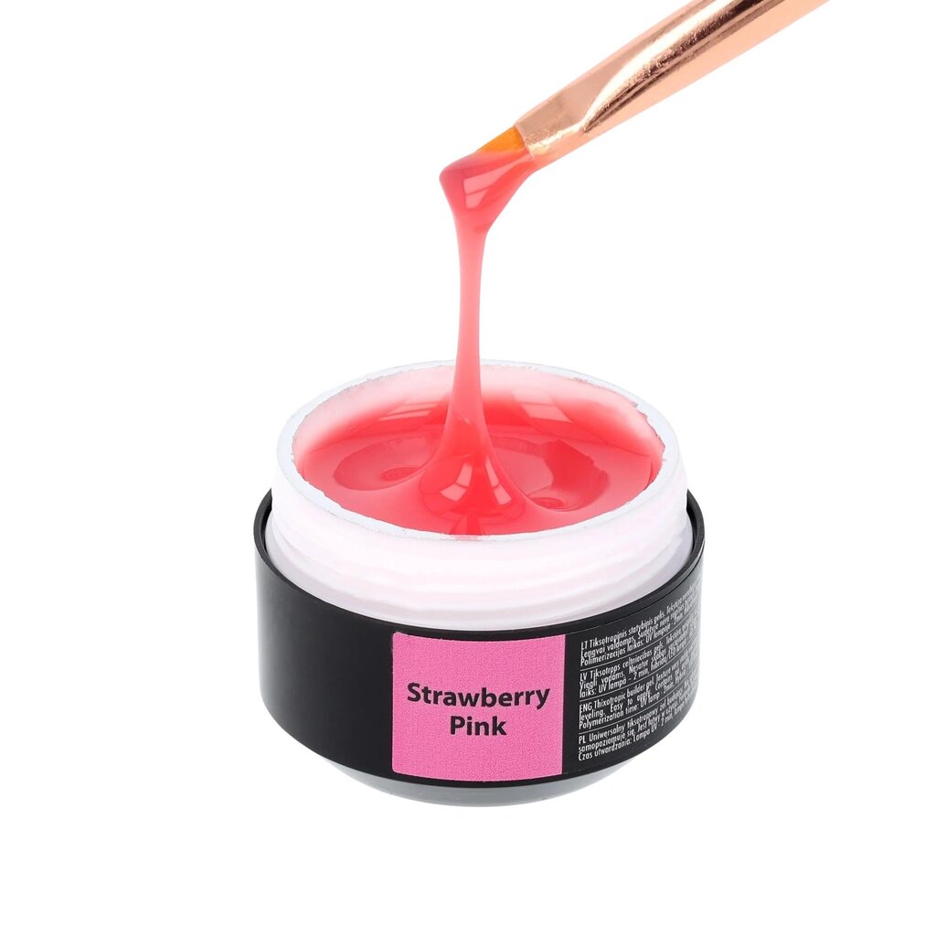 Ehitusgeel Color Sincero Salon, Strawberry Pink, 15 ml hind ja info | Küünelakid ja küünelakieemaldajad | hansapost.ee