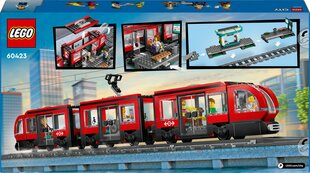 60423 LEGO® City Центральный городской трамвай и станция, 811 д. цена и информация | Конструкторы и кубики | hansapost.ee