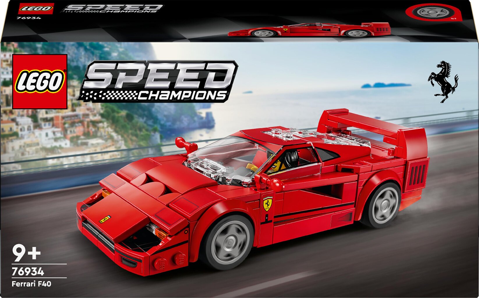 76934 Lego® Speed ​​​​Champions Ferrari F40 superauto, 318 o. цена и информация | Klotsid ja konstruktorid | hansapost.ee