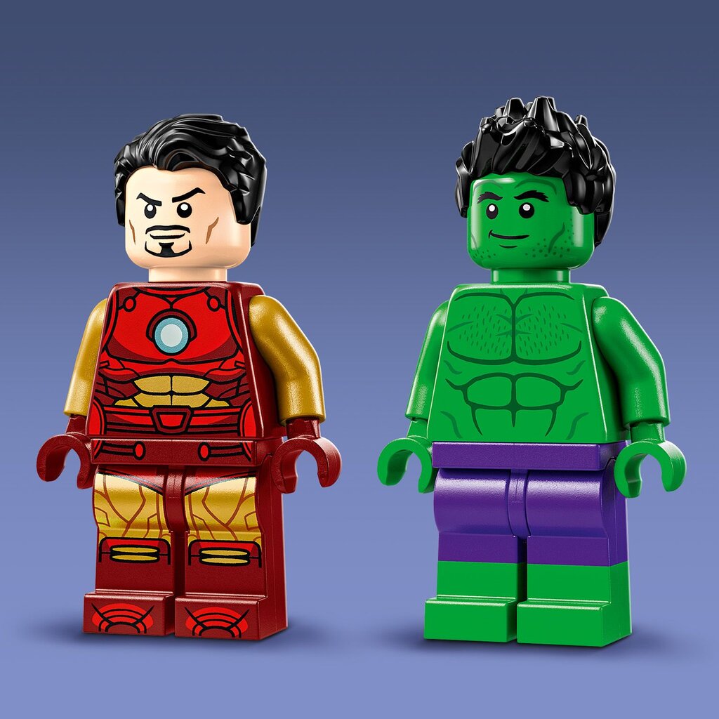 76287 Lego® Marvel Raudmees mootorratta ja Hulkiga, 68 o. hind ja info | Klotsid ja konstruktorid | hansapost.ee