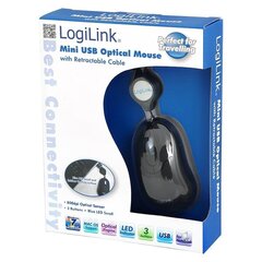 LogiLink ID0016, черный цена и информация | Мыши | hansapost.ee