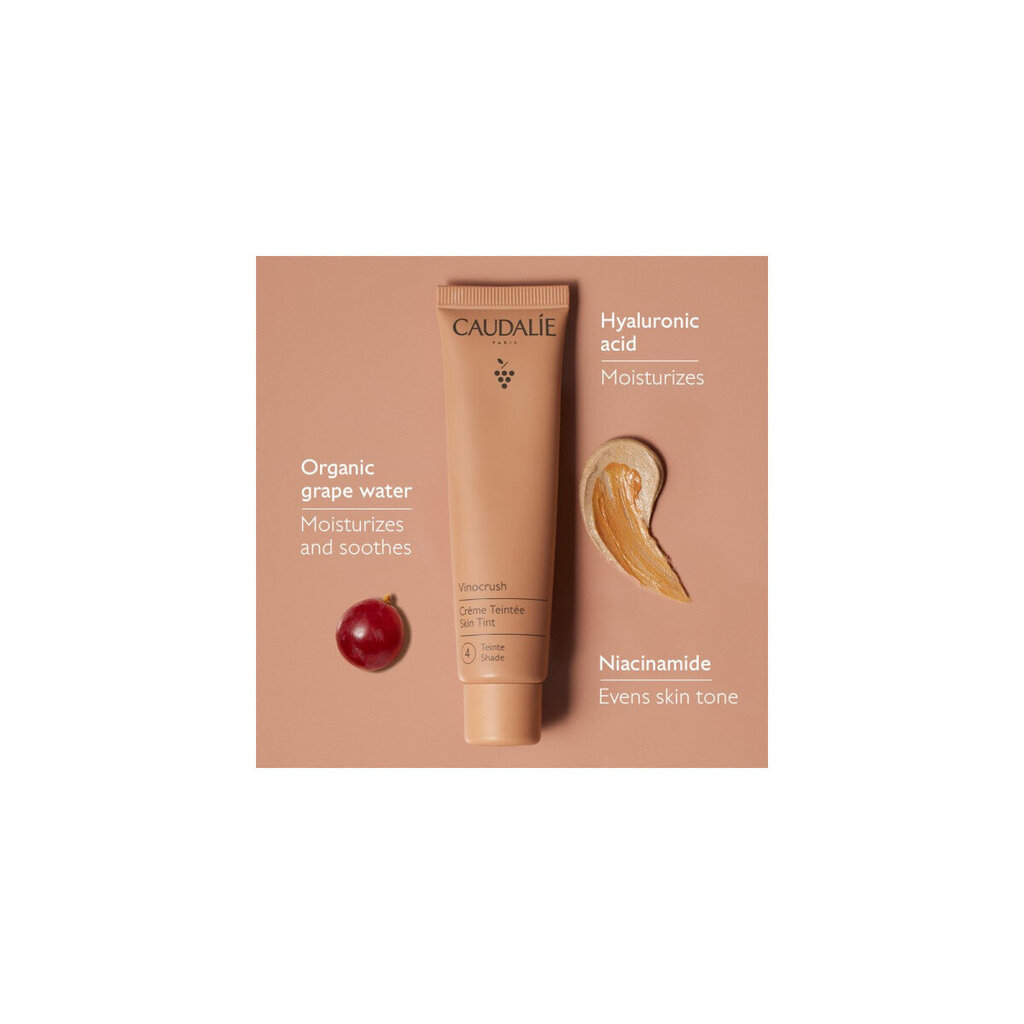 Tooniv näokreem Caudalie Vinocrush Colour Cream, Shade 2, 30 ml цена и информация | Näokreemid | hansapost.ee