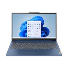 Lenovo IdeaPad Slim 3 15IRU8 15,6 Intel Core™ i3-1315U6 (6C/8T, 1,2–4,5 ГГц, 10 МБ) | 8 ГБ DDR4 | Твердотельный накопитель, 256 ГБ, PCIe NVMe® M.2|15,6 дюйма, FHD (1920x1080), IPS, 300 нит, цена и информация | Ноутбуки | hansapost.ee