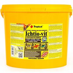 Tropical Ichtio-Vit 5L - 1kg kalatoit цена и информация | Корм для рыб | hansapost.ee