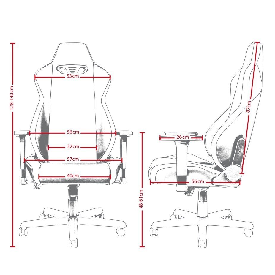 Kontoritool Nitro Concepts S300 Galactic, sinine цена и информация | Kontoritoolid | hansapost.ee