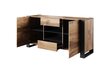 Kummut Cama Meble Wood, 164x44x80 cm, ruda hind ja info | Kummutid | hansapost.ee