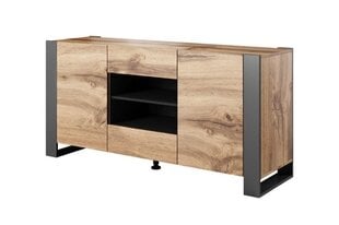 Комод Cama Meble Wood, 164x44x80 см, коричневая цена и информация | Комоды | hansapost.ee