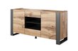 Kummut Cama Meble Wood, 164x44x80 cm, ruda hind ja info | Kummutid | hansapost.ee