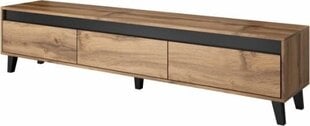 ТВ столик Cama Meble Nord, 185x38x42 см, коричневый цена и информация | Тумбы под телевизор | hansapost.ee