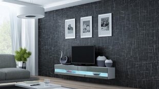 TV alus Cama Meble Vigo, 180x30x40 cm, valge hind ja info | Televiisori alused | hansapost.ee