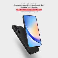 Nillkin Super Frosted Back Cover for Samsung Galaxy A35 5G Black цена и информация | Чехлы для телефонов | hansapost.ee