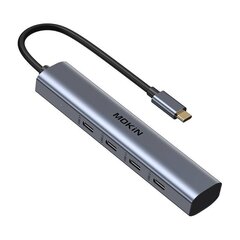 MOKiN USB-C Hub with 10Gbps 4 USB-C Ports (silver) цена и информация | Mokin Aксессуары для компьютеров | hansapost.ee