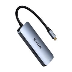 MOKiN 7 in 1 Multiports Hub USB-C to 3x USB3.0+ SD|TF + HDMI + PD (silver) цена и информация | Mokin Aксессуары для компьютеров | hansapost.ee