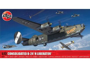 Airfix - Consolidated B-24H Liberator, 1/72, A09010 цена и информация | Конструкторы и кубики | hansapost.ee