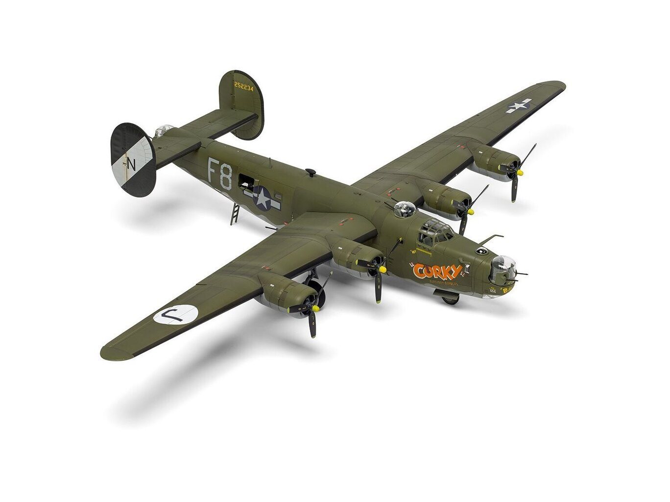 Konstruktor Airfix - Consolidated B-24H Liberator, 1/72, A09010 цена и информация | Klotsid ja konstruktorid | hansapost.ee