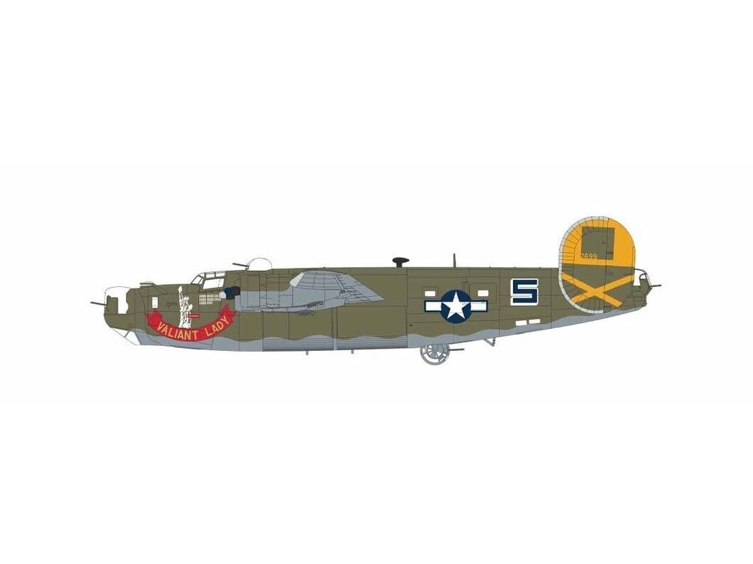 Konstruktor Airfix - Consolidated B-24H Liberator, 1/72, A09010 цена и информация | Klotsid ja konstruktorid | hansapost.ee