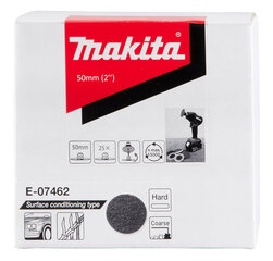 E-07462 Pinnaviimistlusketas 50mm, Jäik, Jäme, 25tk Makita hind ja info | Lihvmasinad | hansapost.ee