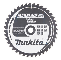 B-08660 TCT Пильный диск MAKBLADE PLUS 305X2.3X30mm 5 ° T40 Makita цена и информация | Ручной инструмент, 18 В 125 мм бесщеточная угловая шлифовальная машина для Makita Cordless, замена литий-ионного аккумулятора | hansapost.ee