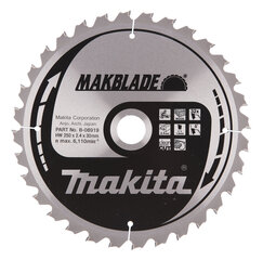 T.C.T saeketas 250X2.4X30mm 5° T32 B-08919 Makita hind ja info | Käsitööriistad | hansapost.ee