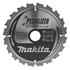 T.C.T saeketas 185X2X30mm 25° T20 B-09416 Makita hind ja info | Käsitööriistad | hansapost.ee