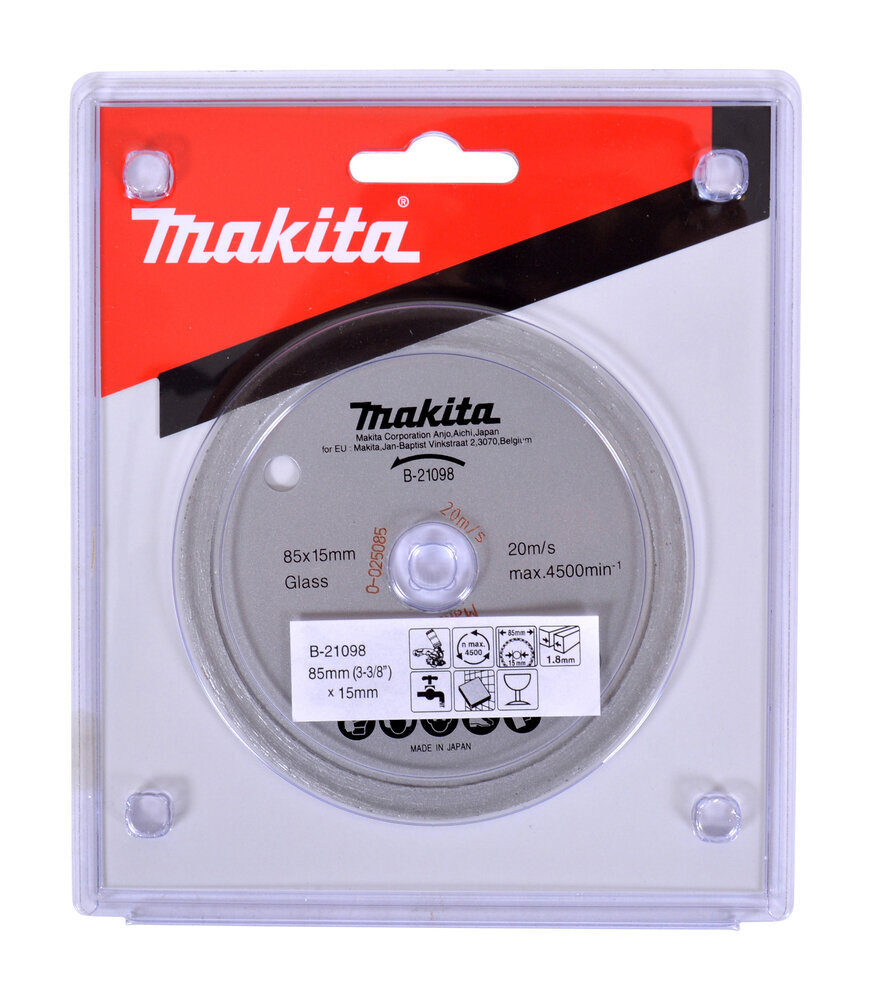 Täisring 85x15x1,8mm märg/ klaas CC300D B-21098 Makita цена и информация | Käsitööriistad | hansapost.ee