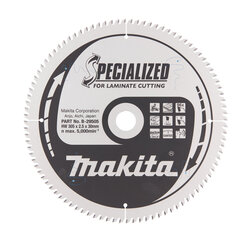 Пильный специализированный диск Makita B-29505 TCT, 305х2,5х30 мм, 5° T96  цена и информация | Ручной инструмент, 18 В 125 мм бесщеточная угловая шлифовальная машина для Makita Cordless, замена литий-ионного аккумулятора | hansapost.ee