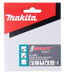 E-11097 Zāģripa 110x34MM, Z-24,  EFFICUT METAL Makita цена и информация | Механические инструменты | hansapost.ee