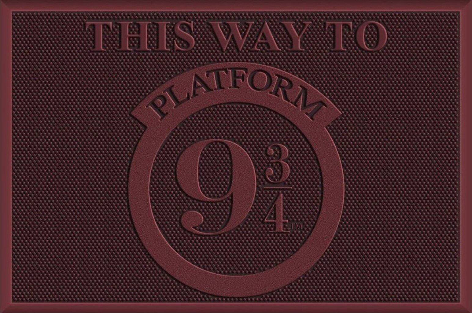 Harry Potter (This Way to Platform 9&¾) uksematt | 40x60cm hind ja info | Fännitooted mänguritele | hansapost.ee