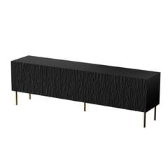 Cama Meble Jungle telerilaud, 190x40,5x59,5 cm, must цена и информация | Тумбы под телевизор | hansapost.ee