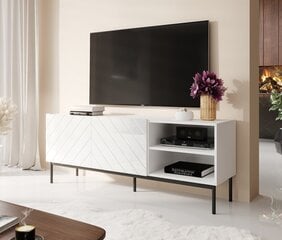 Telerilaud Cama Meble Abeto, 150x42x60 cm, valge hind ja info | Televiisori alused | hansapost.ee