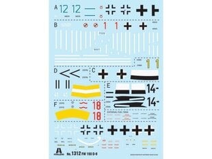 Konstruktor Italeri - Focke-Wulf Fw 190D-9, 1/72, 1312 price and information | Blocks and constructors | hansapost.ee