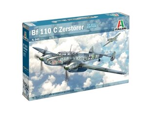 Italeri - Messerschmitt Bf 110 C Zerstörer, 1/72, 0049 цена и информация | Italeri Товары для детей и младенцев | hansapost.ee