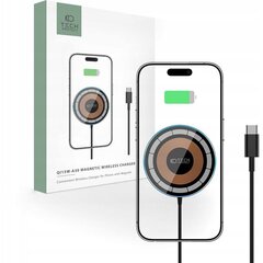 Induktiivne laadija Tech-Protect QI15W A30 Magnetic MagSafe, must price and information | Chargers for mobile phones | hansapost.ee