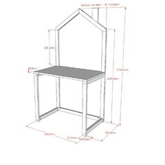 Laste kirjutuslaud Aatrium Dallas, valge hind ja info | Arvutilauad, kirjutuslauad | hansapost.ee