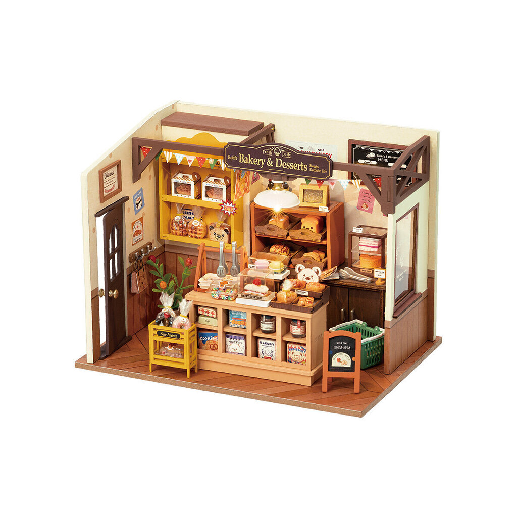 Rolife Becka's Baking House DIY Miniature House Kit DG161 цена и информация | Klotsid ja konstruktorid | hansapost.ee