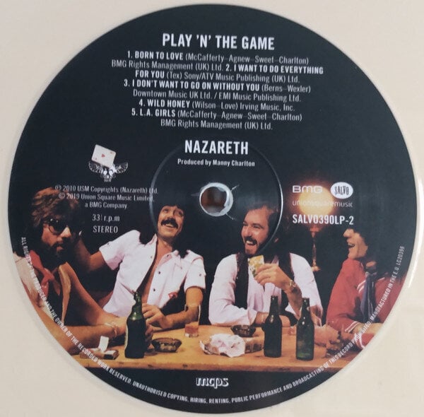 Nazareth - Play 'N' The Game, LP, vinüülplaat, 12" vinyl record, Coloured vinyl цена и информация | Vinüülplaadid, CD, DVD | hansapost.ee