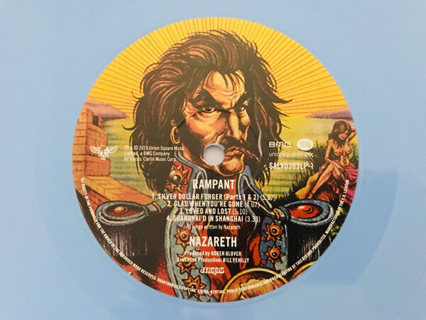 Nazareth - Rampant, LP, Coloured Vinyl, vinüülplaat, 12" vinyl record цена и информация | Vinüülplaadid, CD, DVD | hansapost.ee