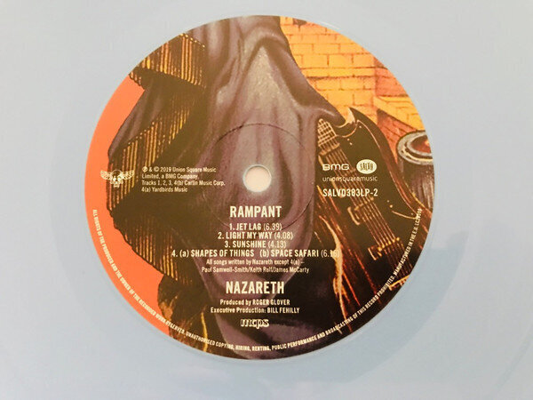 Nazareth - Rampant, LP, Coloured Vinyl, vinüülplaat, 12" vinyl record hind ja info | Vinüülplaadid, CD, DVD | hansapost.ee