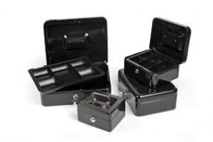 Коробка для денег Forpus, 150x110x75 мм, черная, 1013-001 цена и информация | Сейфы | hansapost.ee