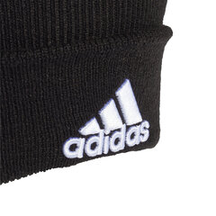 Вязаная шапка Adidas Logo Woolie Black цена и информация | Мужские шарфы, шапки, перчатки | hansapost.ee